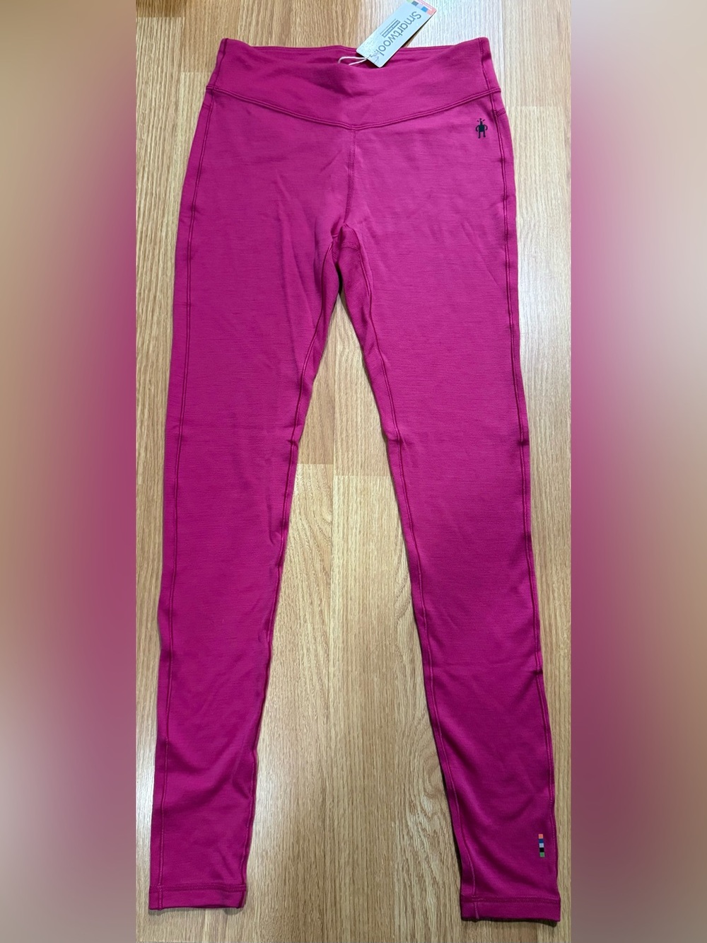 Smartwool Thermal Merino Base Layer Leggings - Womens S - Pink - NWT
